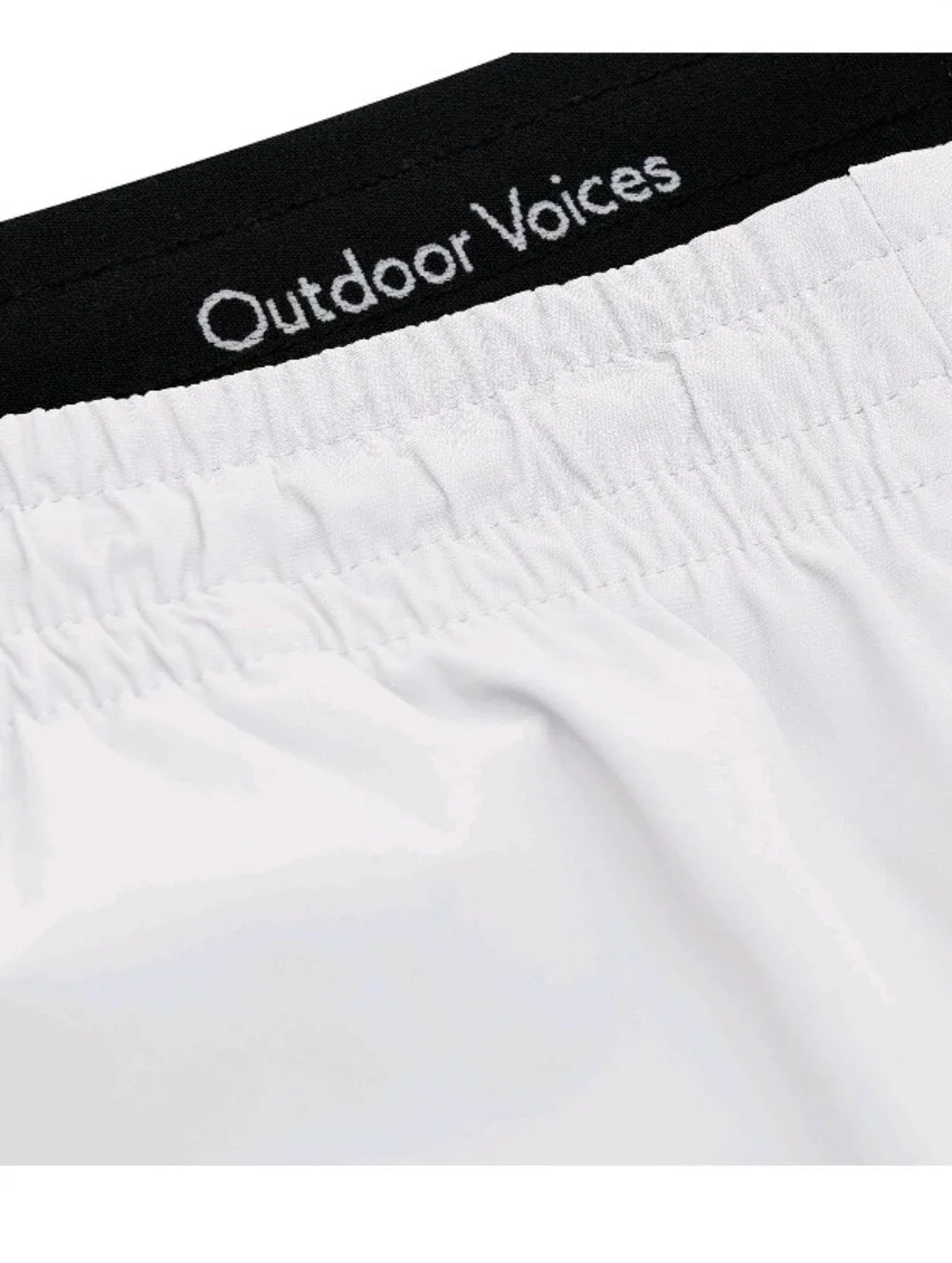Outdoor Voices Men's HiFlex Shorts Light Grey Size Large NWT